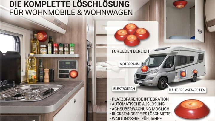 Aerosol-Feuerlöscher im Wohnmobil verbauen - Brandwächter24